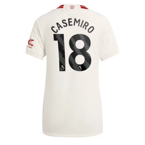 Dámy Fotbalový dres Manchester United Casemiro #18 2023-24 Třetí Krátký Rukáv